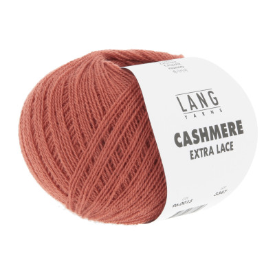 Cashmere Extra Lace 15 - hnědá příze LANG YARNS