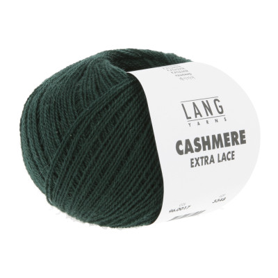 Cashmere Extra Lace 17 - zelená příze LANG YARNS