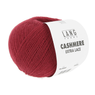 Cashmere Extra Lace 60 - červená příze LANG YARNS
