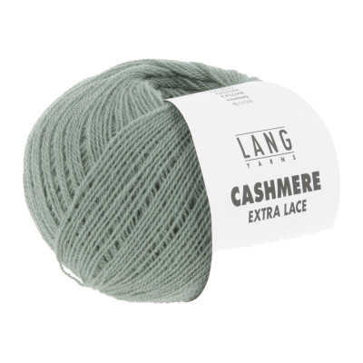 Cashmere Extra Lace 92 - zelená příze LANG YARNS