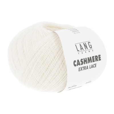 Cashmere Extra Lace 94 - bílá příze LANG YARNS