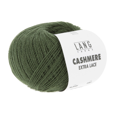 Cashmere Extra Lace 98 - zelená příze LANG YARNS