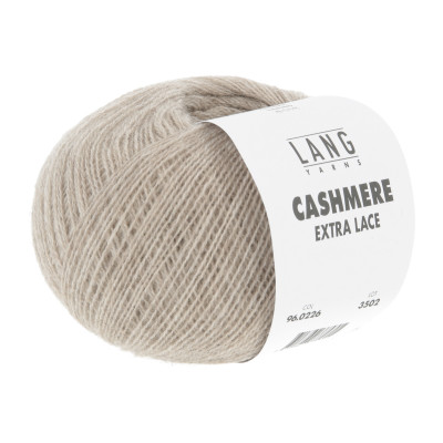 Cashmere Extra Lace 226 - šedá příze LANG YARNS