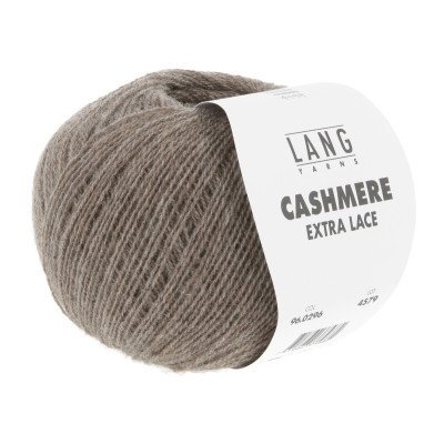 Cashmere Extra Lace 296 - šedá příze LANG YARNS