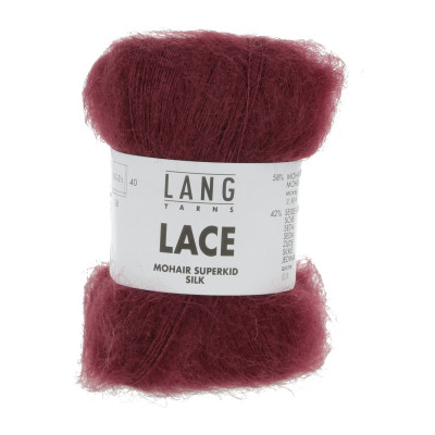 Lace 62 - vínová příze LANG YARNS