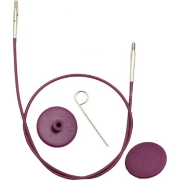 Lanko Purple k výměnným kruhovým jehlicím KnitPro