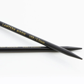 Ebenové kruhové jehlice KnitPro Lantern Moon délka 80 cm