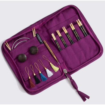 Grace set ebenových výměnných kruhových jehlic 10 cm KnitPro Lantern M