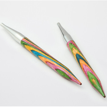 Dřevěné výměnné kruhové jehlice KnitPro Symfonie délka 10 cm